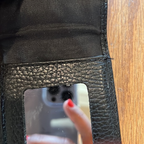 COPY - Vintage Chanel Mirror Case. Black Leather. - Picture 7 of 12